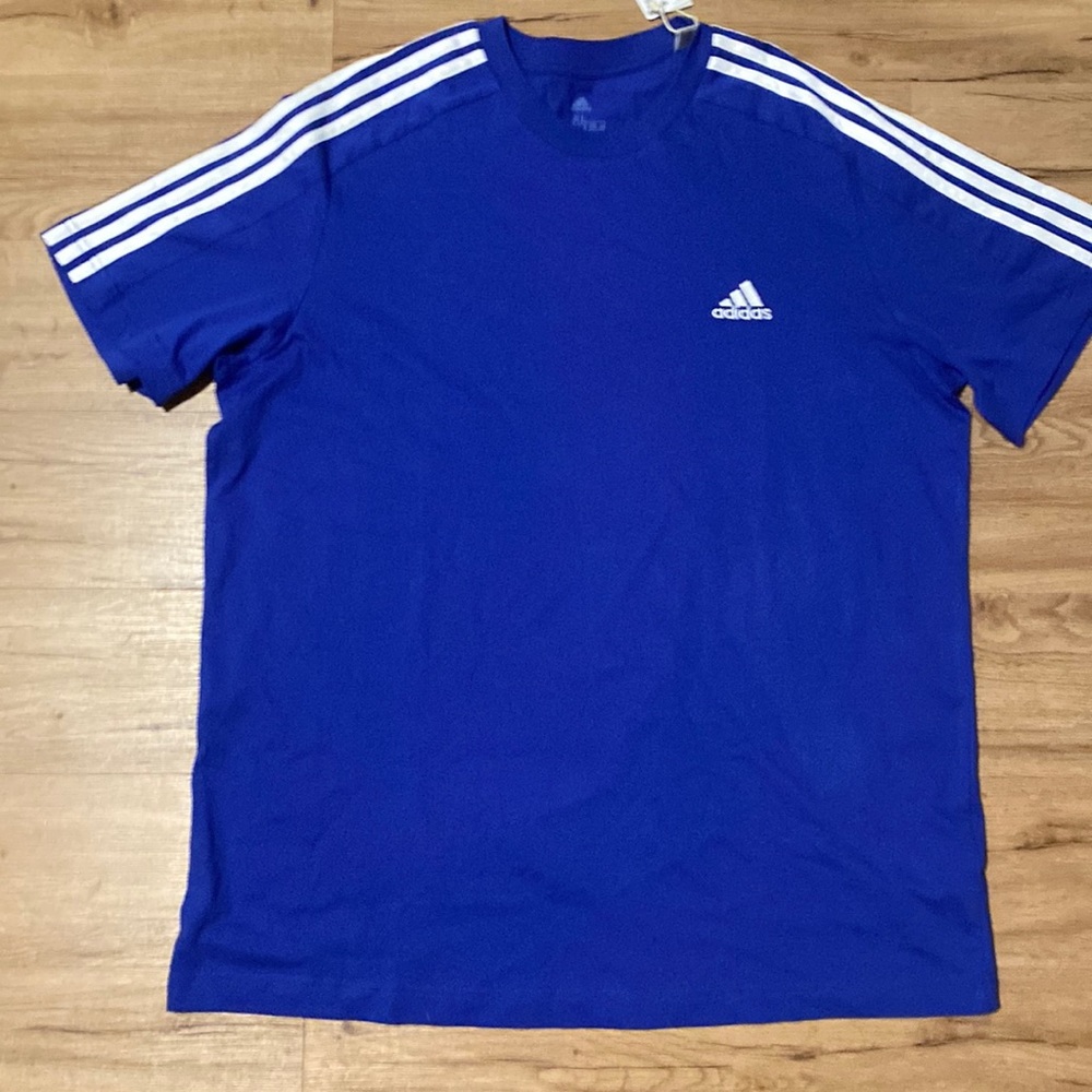 Purple adidas shirt